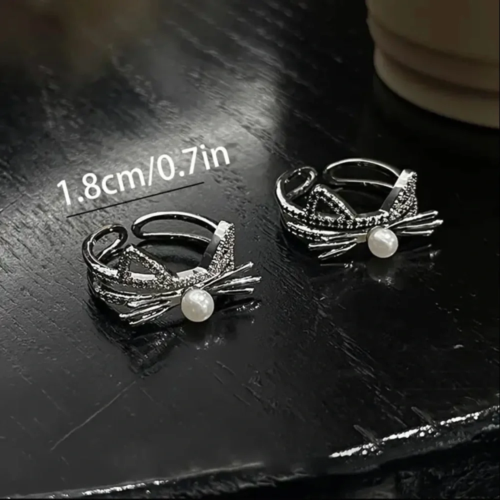 Cat Open Ring - Picture 2 of 2